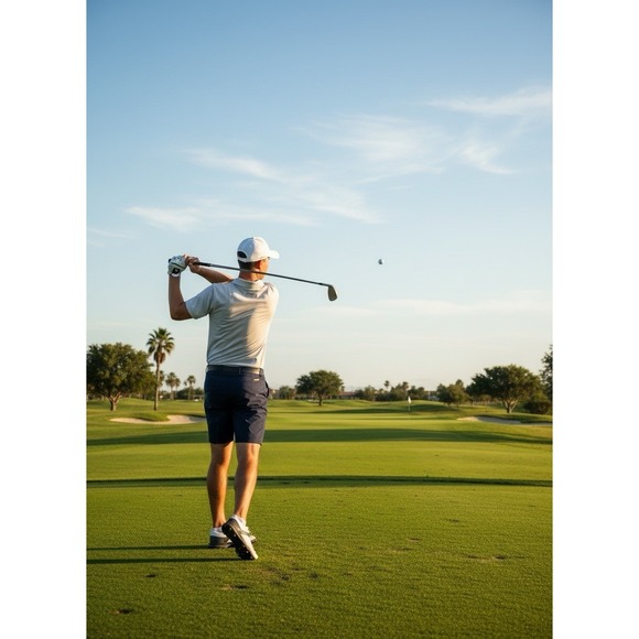 BCG Golf Shorts Men's Size 34W  Navy EUC O204 - Picture 2 of 2